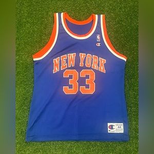 Vintage Champion New York Knicks Patrick Ewing Jersey
